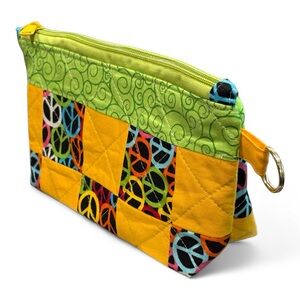 Colorful Patchwork Women Quilted Pouch